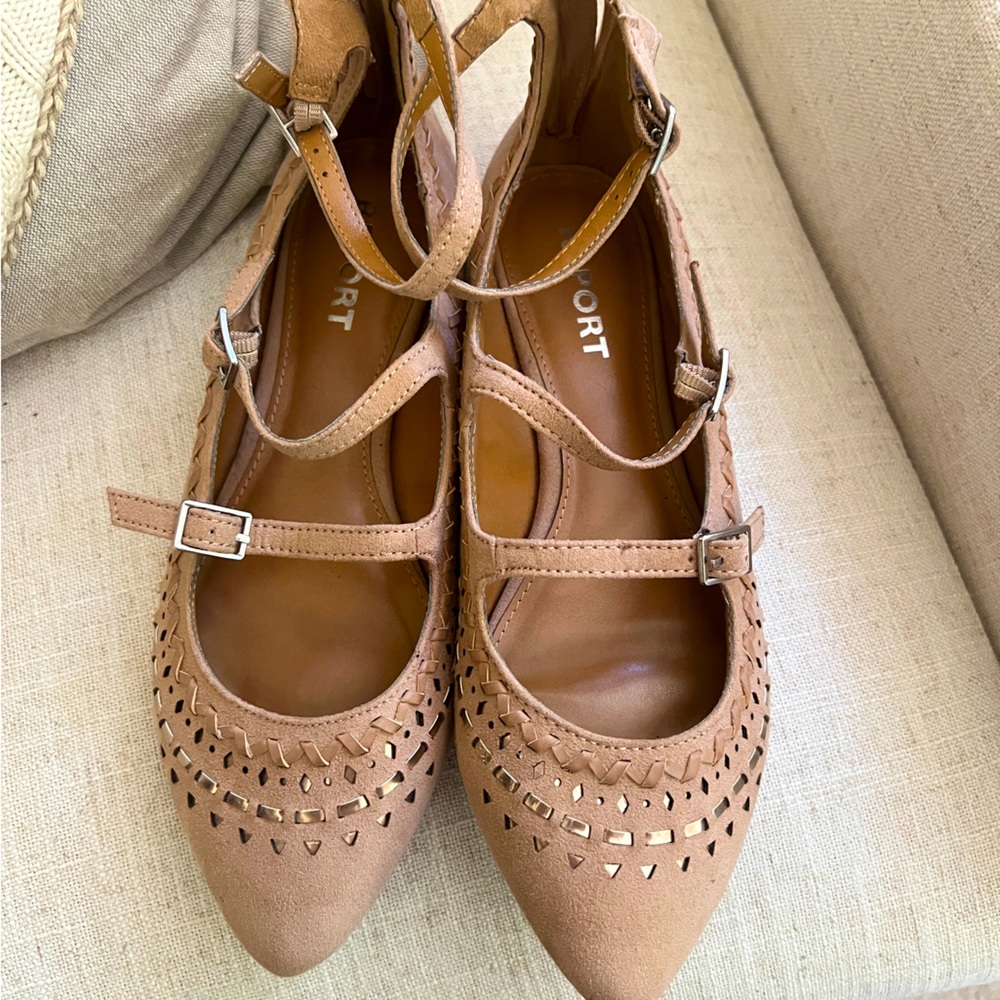 Report ballet flat, rose gd